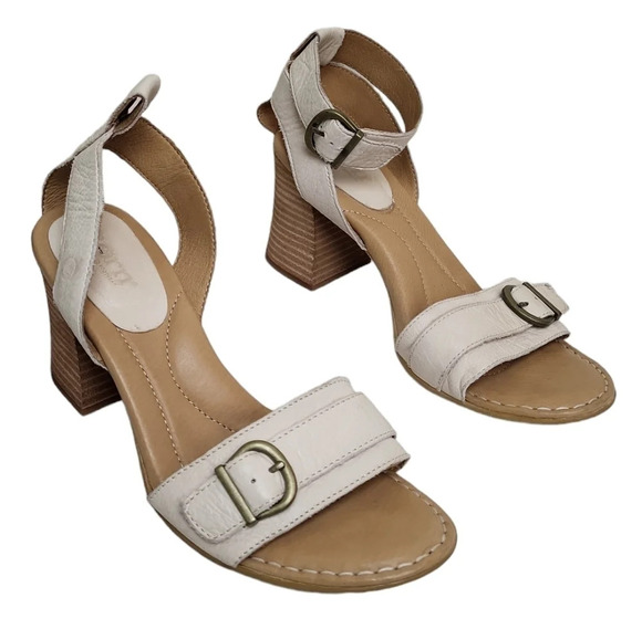 Born Tahlia Ankle Strap Stacked Heel Sandals - Picture 2 of 6